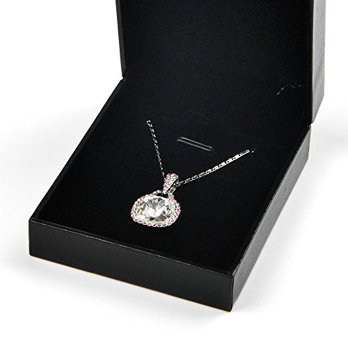 Oirlv Black Necklace/Pendant Box, Jewelry Display Case for Anniversary - color: Pendant box
