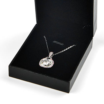 Oirlv Black Necklace/Pendant Box, Jewelry Display Case for Anniversary - color: Pendant box