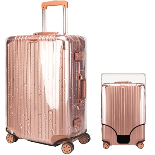 Veki Clear Suitcase Cover PVC Protector - color: Full enclosure, size: 22inch