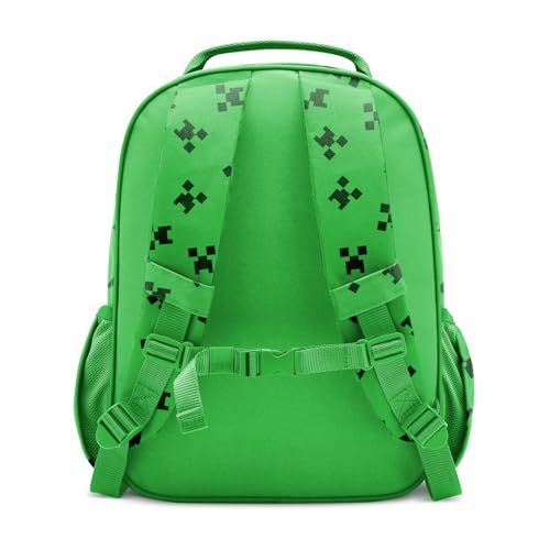 Simple Modern Minecraft Backpack for Girls, Boys | 12L - color: Minecraft: Creeper, style: Kids Medium