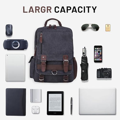 mygreen Canvas Cross Body Messenger Bag Shoulder Sling Backpack Travel Rucksack - color: Khaki Green
