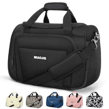 Underseat Carry On Luggage Bag, Lightweight Travel Tote Bag for Travel - color: Black, size: 18IN