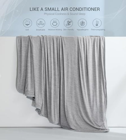 Marchpower Arc-Chill Cooling Blanket for Hot Sleepers Twin Size Gray - color: Gray, size: Twin 59" X 79"