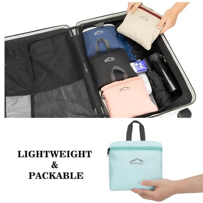 BAGPARKK 35L Ultra Lightweight Foldable Packable Hiking Backpack - color: Sky Blue（35l）