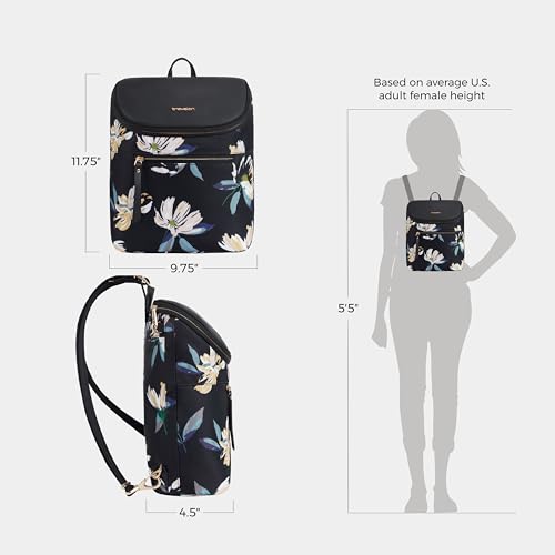 Travelon Anti-Theft Addison Backpack - color: Midnight Floral