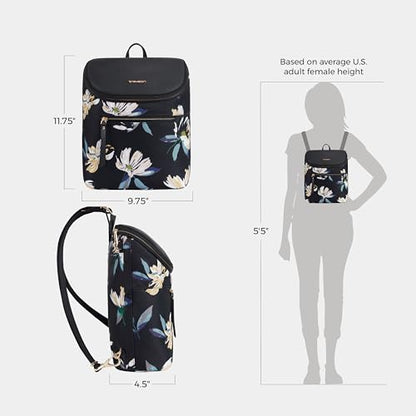 Travelon Anti-Theft Addison Backpack - color: Midnight Floral