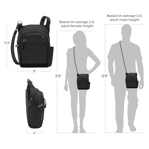 Travelon Anti-Theft Active® Tour Bag - color: Black