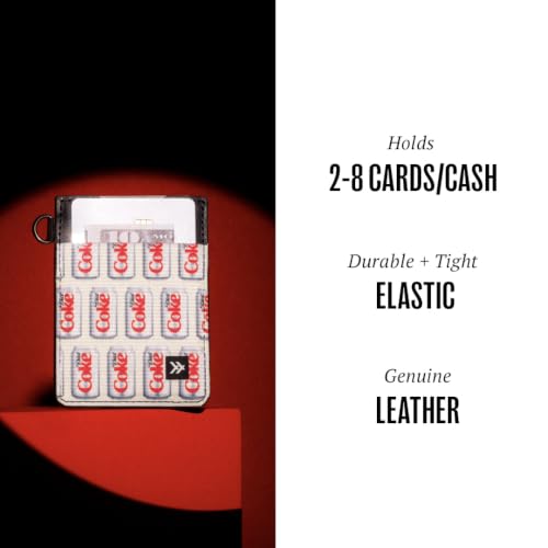 Thread Wallets Ultra Slim Minimalist Leather Card Holder Wallet (Diet Coke Cans) - color: Diet Coke Cans