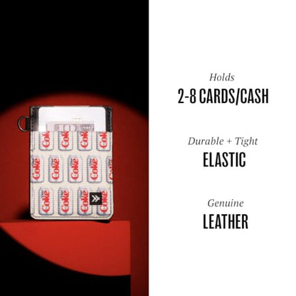 Thread Wallets Ultra Slim Minimalist Leather Card Holder Wallet (Diet Coke Cans) - color: Diet Coke Cans