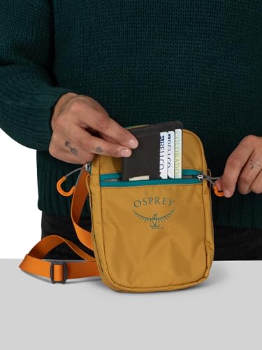 Osprey Daylite Small Crossbody Bag - Durable Sling Bag with Zipper Pockets for Everyday Carry - color: Porcelain Orange