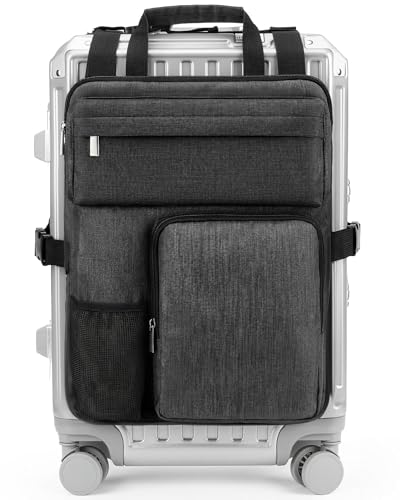 BS-VOG Over Luggage Organizer with Cup Holder, Suitcase Organizer Bag