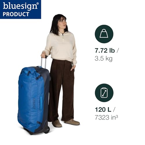 Osprey Transporter 120L Wheeled Travel Duffel Bag, Black OS - color: Raven Black, style: 120l