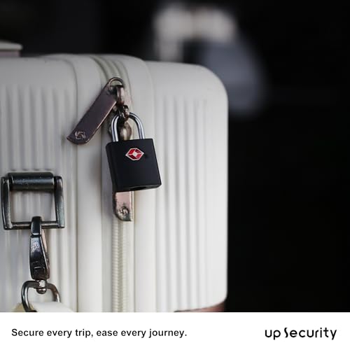TSA Locks for Luggage with Keys, Luggage Locks TSA Approved - color: Black