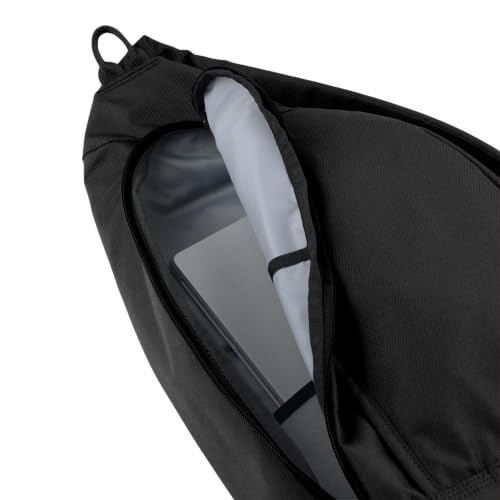 Carhartt Durable Sling Bag, Crossbody Backpack with Side Release Buckle, Tablet Sleeve and Adjustable Strap, Black, 10L - color: Black