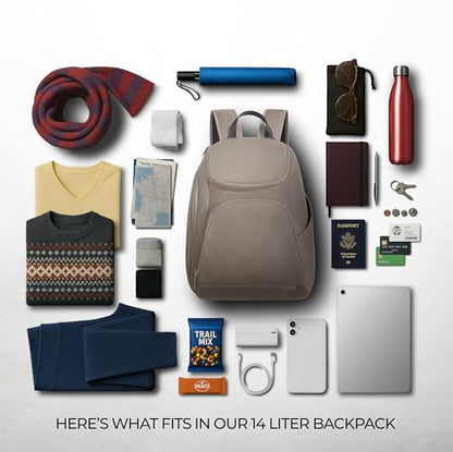 Travelon Anti-Theft Classic Backpack - color: Hazelnut