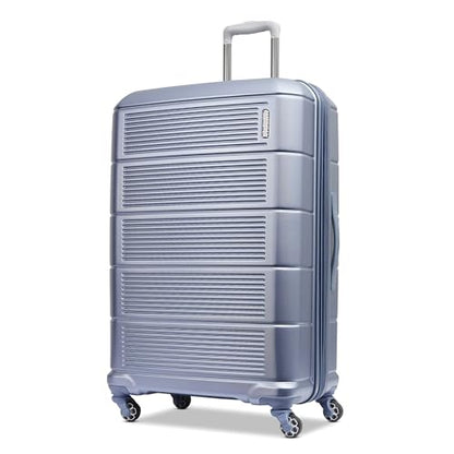 American Tourister Stratum 2.0 Expandable Hardside Luggage with Spinner Wheels, 28" SPINNER, Slate Blue - color: Slate Blue, size: 28-Inch Checked-Large