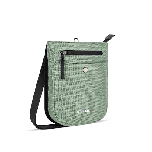 Sherpani Prima, RFID Anti-Theft Crossbody for Women - color: Green Aloe Mist
