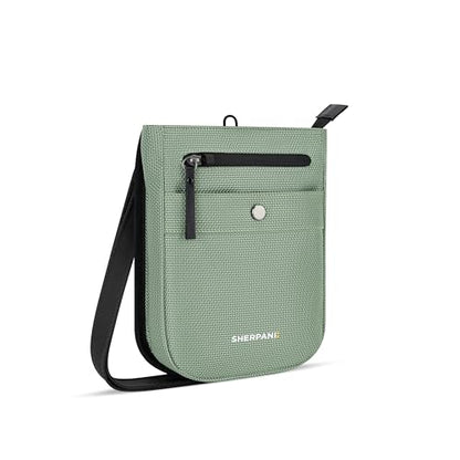 Sherpani Prima, RFID Anti-Theft Crossbody for Women - color: Green Aloe Mist