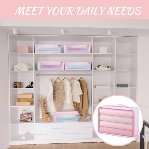 Silkfly 8 Pcs XL Packing Cube for Travel Luggage,Simple,Pastel - color: Pastel, size: Simple