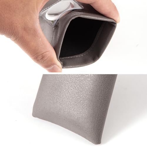 TRIUMPH VISION Eyeglass Case Glasses Case Soft Sunglass Pouch Sleeve 3 Pack - color: Khaki Grey Dark Grey