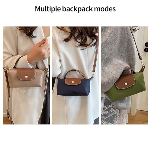 Mini Crossbody Bag for Women - Adjustable Strap Shoulder Purse, Small Spacious Tote with Zipper Pockets for Phone Wallet Keys - color: Grey