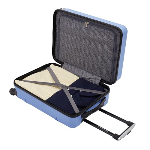 Travelers Club Skyline 22" Carry-On Spinner Luggage, Skyline Blue - color: Skyline Blue