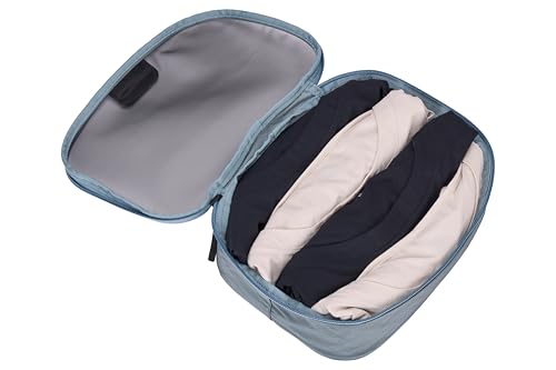 Thule Packing Cube, Size Small, Transparent Fabric, Organize Essentials, Easy to Pack, YKK Zippers - color: POND GRAY, size: Small, style: Single