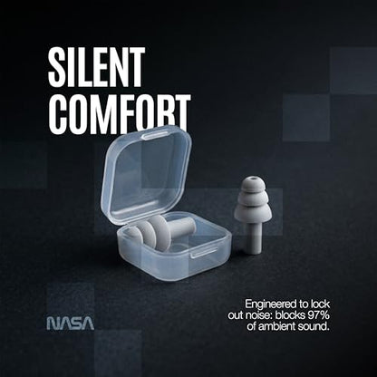 NASA Sleep Mask with LightBlock™ Barrier - color: Lunar Grey