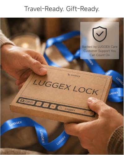 LUGGEX 6 Pack TSA Locks for Luggage, Luggage Locks TSA Approved - size: 6