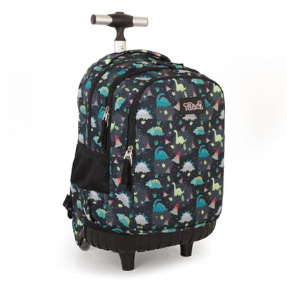 Tilami Rolling Backpack for Boys and Girls,Dinosaurs - color: Dinosaurs