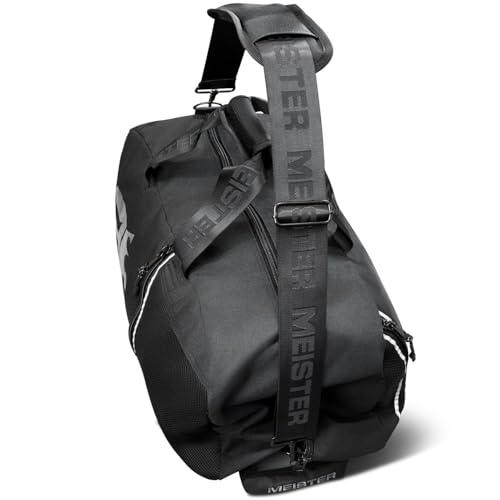 Meister Vented Convertible Duffel/Backpack Gym Bag - Ideal Carry-On - color: V2.0 Black