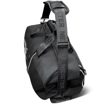 Meister Vented Convertible Duffel/Backpack Gym Bag - Ideal Carry-On - color: V2.0 Black