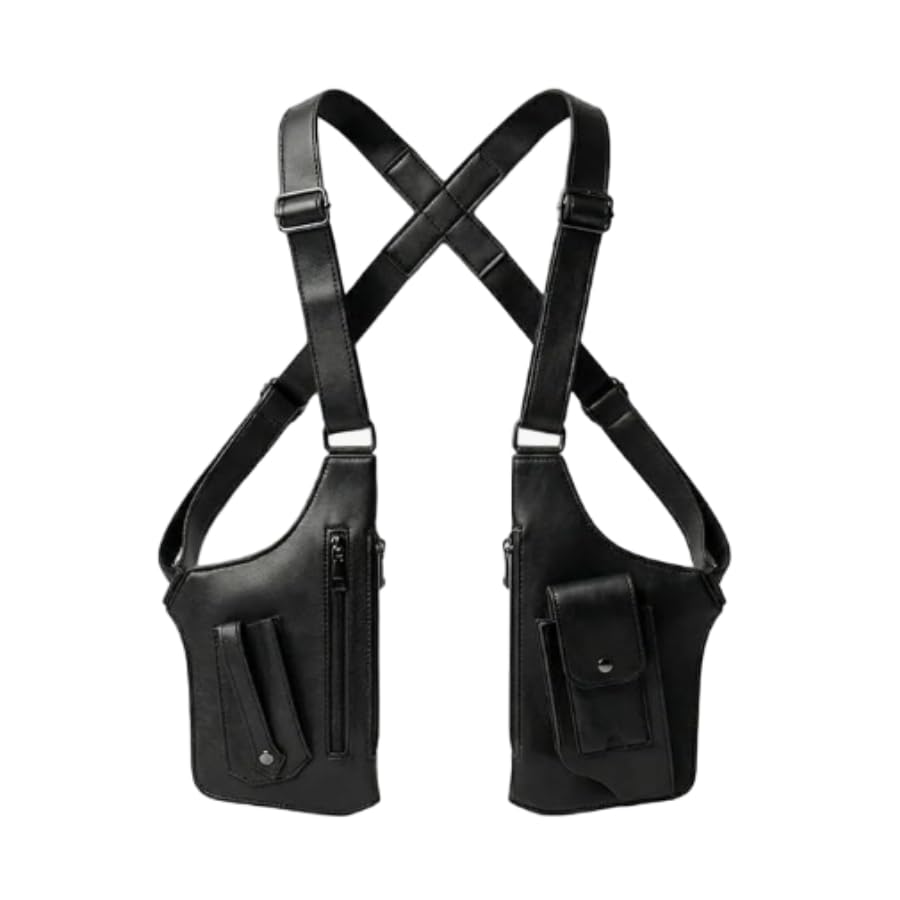 Cross-Body Sling Pack, Pickpocket-Proof Hidden Crossbody Sling Bag with Adjustable Strap, Classic Shoulder Satchel, Hidden Chest Bag for Travel & Outdoor