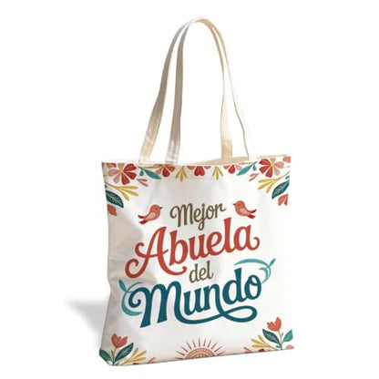 Funny Tote Bag, Canvas Reusable Carryall for Shopping Trip Commute - color: Grandmother