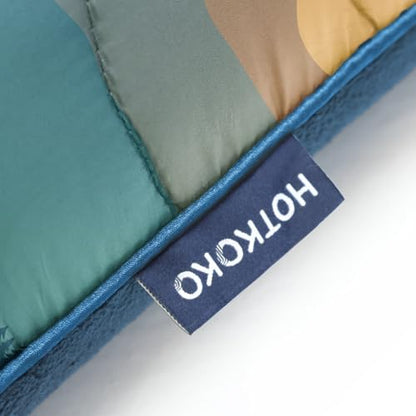 Camping Pillow Compressible Travel Pillow Lightweight Camp Pillow - color: Cyan Sky, size: Large(15.7''X19.6'')