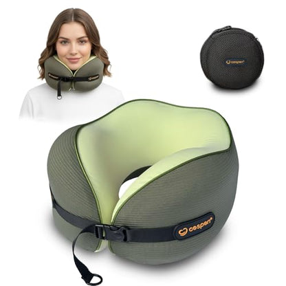 Ergonomic Travel Neck Pillow for Airplanes & Cars, Small - size: Small (Neck Size: 11.5"-12.5")