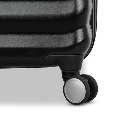 Samsonite Hard-Sided 24-Inch Lightweight Checked Medium Expandable Element Suitcase: Durable, 360° Spinner Wheels, Adjustable Telescopic Handle, TSA-Approved Lock - Captains Blue - color: Captains Blue, size: 24-Inch Checked-Medium