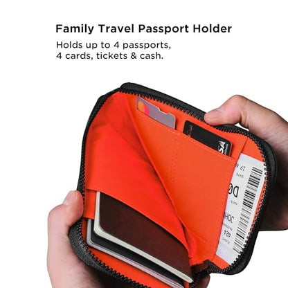 ALPAKA Zip Travel Wallet RFID Blocking Passport Holder Green - color: Green