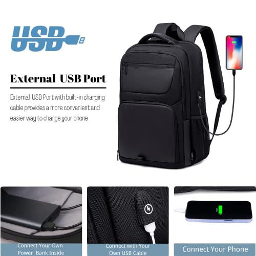 Laptop Backpack for Men Women, 35L Business Backpack Fits 17.3 Inch - size: Fits 17.3 Inch laptop