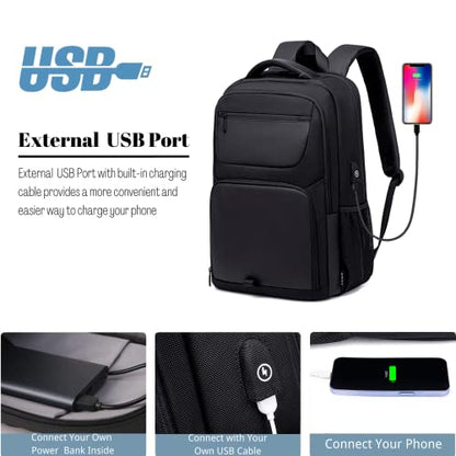 Laptop Backpack for Men Women, 35L Business Backpack Fits 17.3 Inch - size: Fits 17.3 Inch laptop