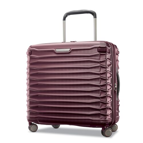Samsonite Stryde 2 Hardside Expandable Luggage with Double Spinner Wheels, Medium Glider, Merlot - color: Merlot, size: Checked-Medium Spinner