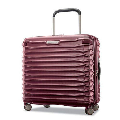 Samsonite Stryde 2 Hardside Expandable Luggage with Double Spinner Wheels, Medium Glider, Merlot - color: Merlot, size: Checked-Medium Spinner