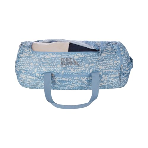 Eddie Bauer Stowaway Packable Duffel Bag, 45L, Blue Frog - color: Blue Frog