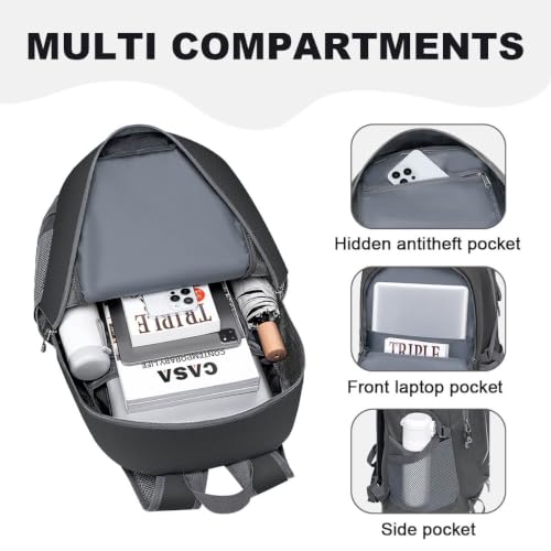 MIYCOO Ultralight Packable Backpack, 35L Waterproof Hiking Daypack - color: Grey
