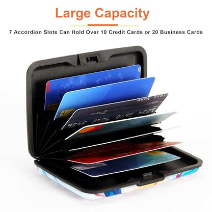 Mayski Credit Card Holder for Women RFID Blocking Wallet, Colorful Bird - color: Colorful Bird