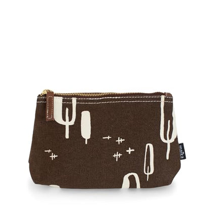 MAIKA Recycled Canvas Travel Pouch - color: Olivos, size: Small
