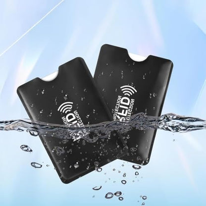 30 Pack RFID Blocking Sleeves, Credit Card Protector Holders for Contactless Cards - color: Black