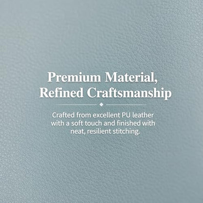 Passport Cover PU Leather Travel Wallet Holder Light blue Gift Idea - color: Light Blue
