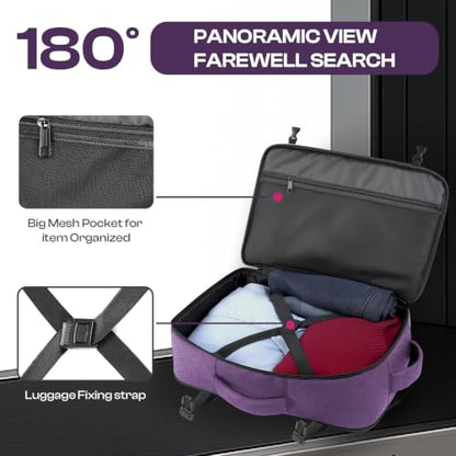 Laptop Backpack for men, Compatible with 18.4 inch Laptop, Purple - color: Purple, size: 3X-Large