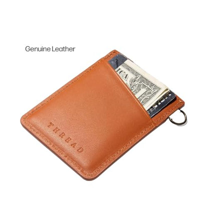 Thread Wallets Ultra Slim Minimalist Leather Card Holder Wallet (Blossom) - color: Blossom